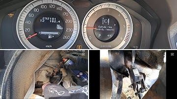 Volvo XC60 Headlamp Failure and Active Chassis Warning - sensors visual check