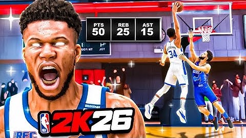 They Quit After Seeing My GIANNIS Build in the Random Rec 🤣 | NBA 2K26