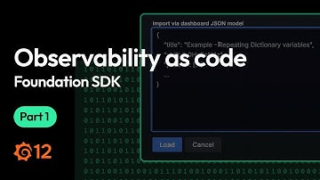 Part 1: Observability as Code with Grafana Foundation SDK | Grafana 12 | Grafana Labs