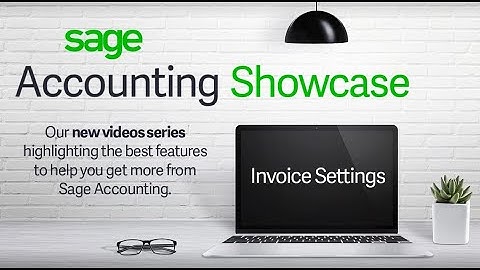 Sage Accounting   Invoice Settings