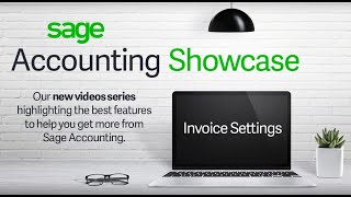 Sage Accounting   Invoice Settings