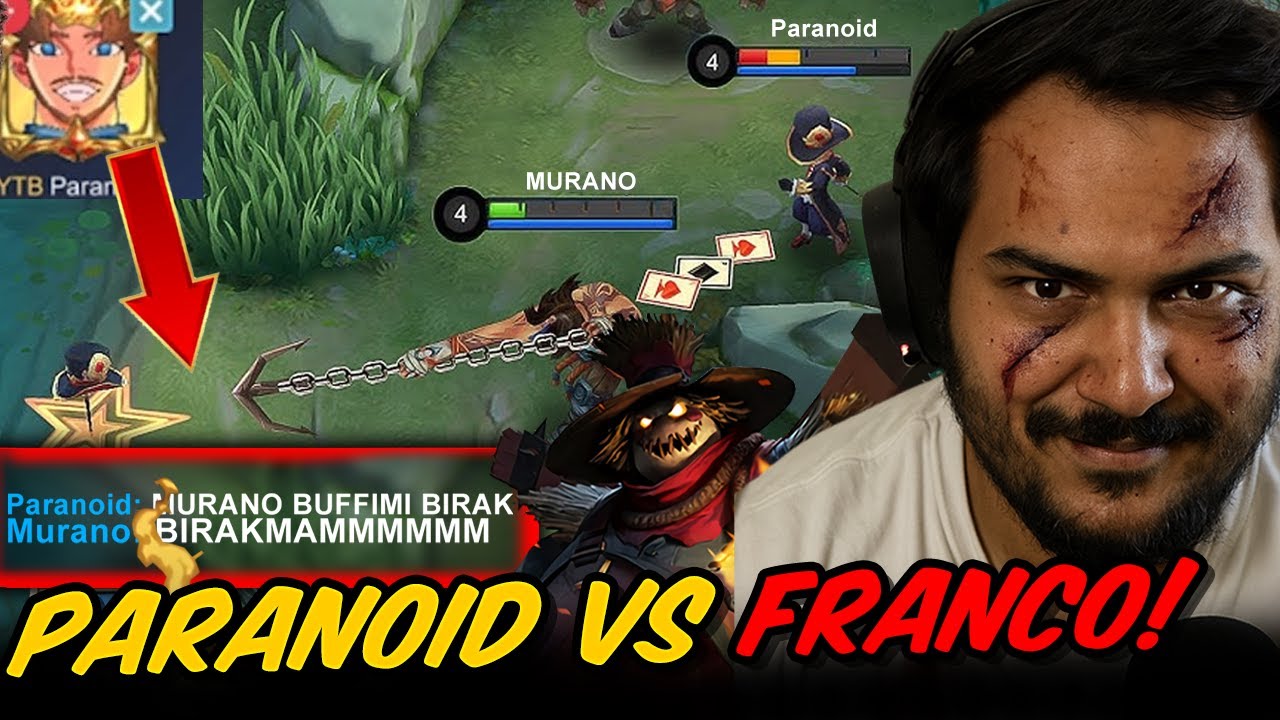PARANOİD'İ FRANCO İLE DELİRTTİM! Mobile Legends