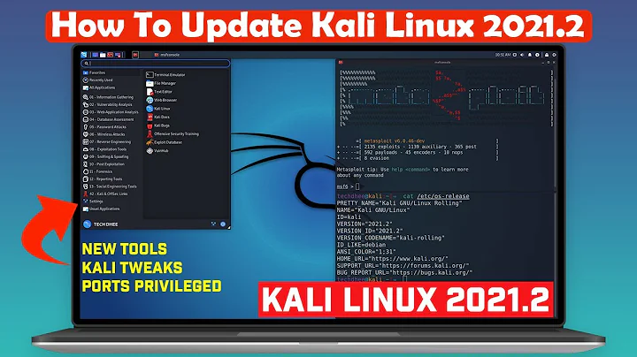 How to Update Kali Linux into the Latest Release | Kali Linux 2021.2