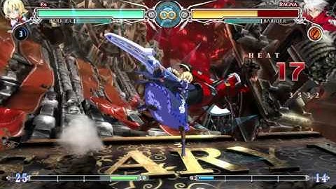 Blazblue Central Fiction: Es Overdrive Combo (Ronitta Route)