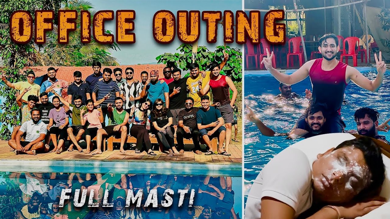 हसून हसून पोट दुखेल नक्कीं बघा🤣 office outing | full masti | marathi ...