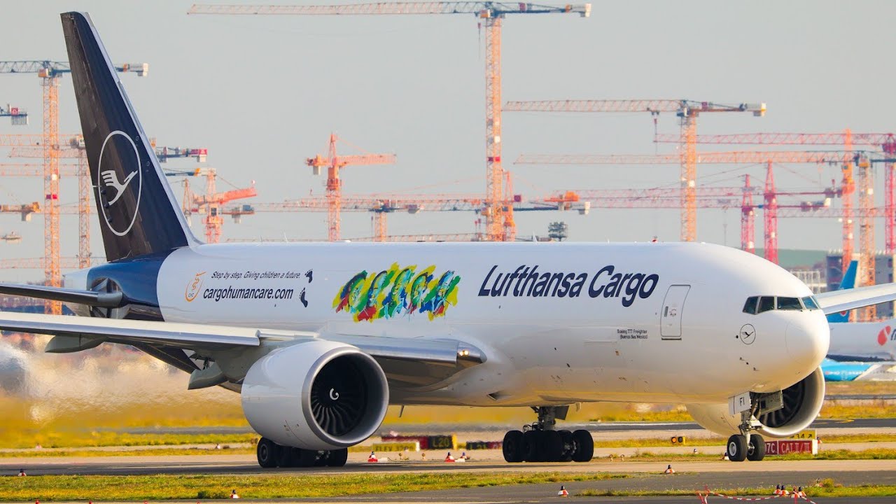 FRANKFURT AIRPORT PLANESPOTTING incl. LH Cargo Human Care, Artran, Juneyao, AirACT and many more