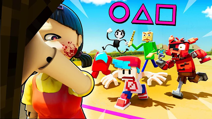 SQUID GAME vs. Friday Night Funkin', Among Us, FNA...