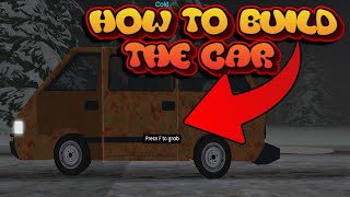 HOW TO BUILD THE CAR/VAN IN Roblox A Snowy Trip