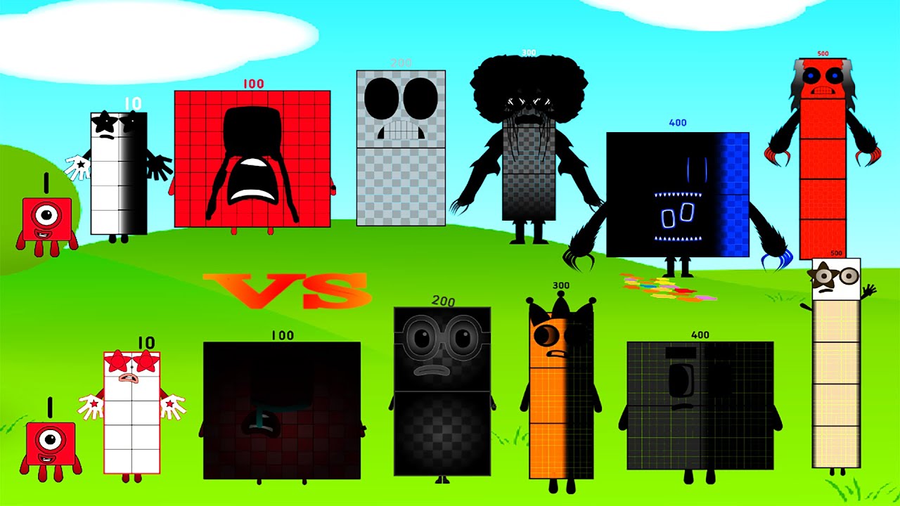 Uncannyblocks Band Eternal Vs Band 1 Year Remastered Full Version (1-100-300-500). Who win ?