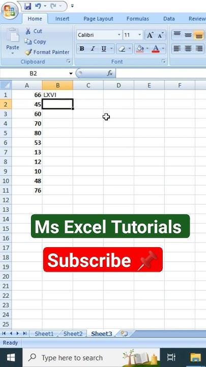 Convert Number To Roman Numerals In Ms Excel computerknowledge excel-tutorial-how-to-convert-number-to-roman-in-excel-how-to-use