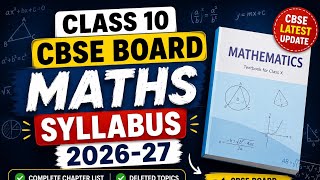 Class 10th CBSE Maths Syllabus 2026-27 || Educator Adarsh ||