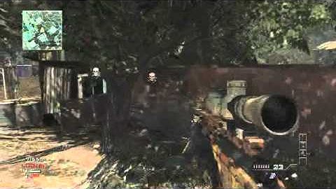 MW3 360 NO SCOPE ACROSS THE MAP ON VILLAGE!