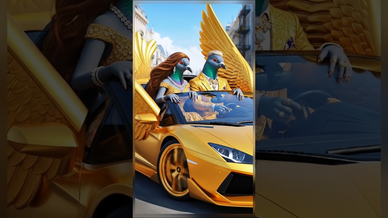 OMG 😱😍 Brainrot Billionaire rides Lamborghini car with girlfriend..| Part 07 