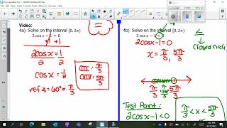 Solving Trig Inequalities