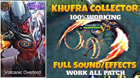 Khufra Collector Script || Volcanic Overlord | Sphinx TV