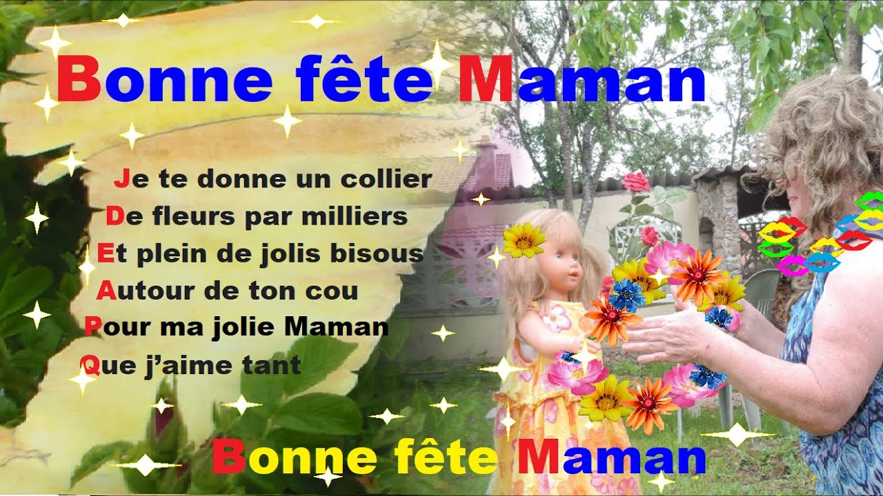 Fete Des Meres 21 Texte Poeme Gratuit A Imprimer Reciter A Sa Maman Youtube
