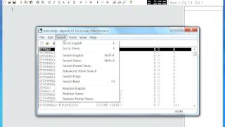DigitalCAT 4 Starting and Editing a Job Dictionary