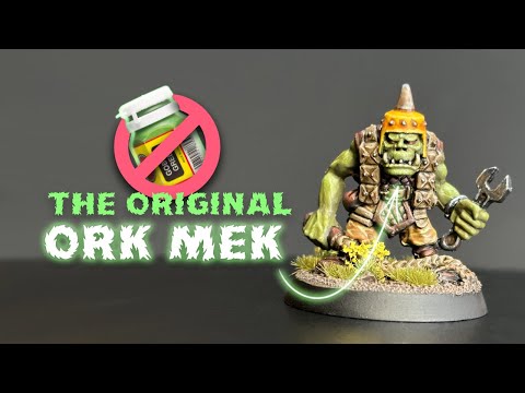 Painting a Retro Ork in a Modern Style