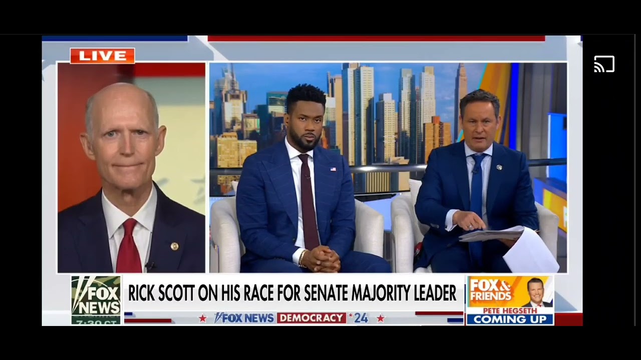 FOX NEWS | RICK SCOTT ON HIS RACE FOR MAJORITY LEADER - YouTube