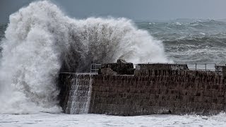 Mive Winter Storm On Cornwall North Coast
