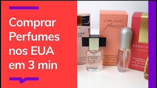Como comprar PERFUMES nos EUA em 3 min e receber em 20 dias