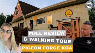 Pigeon Forge / Gatlinburg KOA Campground | Review and Tour | We had mixed feelings on this one!