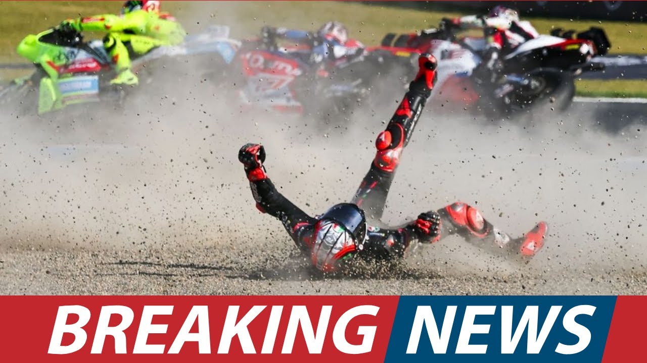 2025 MotoGP Crashes & Highlights Marc Marquez Secures 7th Title। USA ...