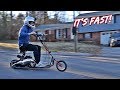 Blaster 200cc 2 Stroke Drag Scooter First Drive! (Cops called)