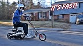 64MPH TOP SPEED! Go-Ped Stand Up Scooter!!! "2 MOTORS" - YouTube