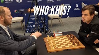 How does Magnus Carlsen win such games? | Khismatullin vs Carlsen | World Rapid 2023