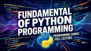 Fundamentals Of Python Programming lecture --5