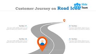 Customer Journey On Road Icon