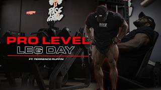 Terrence Ruffin Trains Legs at Rise & Grind Gym | Houston