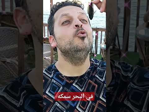 البحر فية سمكة بتزق سمكة