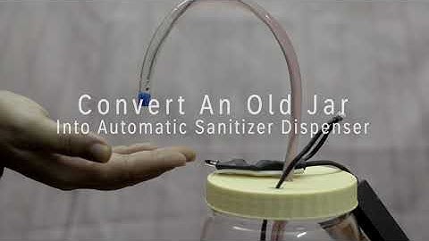 RoboTantra CleanFlow - DIY Automatic Touchless Sanitizer Dispenser