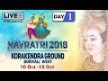 Navratri 2018 Day 1 - Korakendra Grnd - Non Stop Gujarati Dandiya & Garba Dance -GARBA SONGS