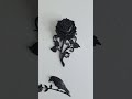 Gothic Rose Wall Plaque 🥀 Mirror Side Printing in Progress #3DPrinting #GothicDecor #Shorts #goth