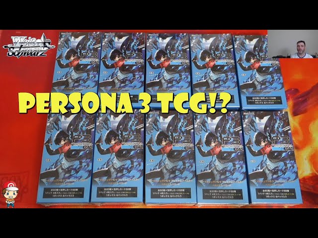 Persona 3 Reload TCG!? Weiss Schwarz Premium Booster Opening! Best