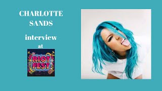 Charlotte Sands — interview at Riot Fest