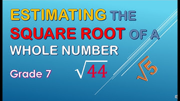 [Tagalog] Grade 7 mathematics Estimating the Square root of a whole number to the nearest Hundredths