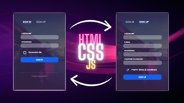 Create a Stunning Login & Registration Form: HTML, CSS, JavaScript Tutorial | CodifyCanvas