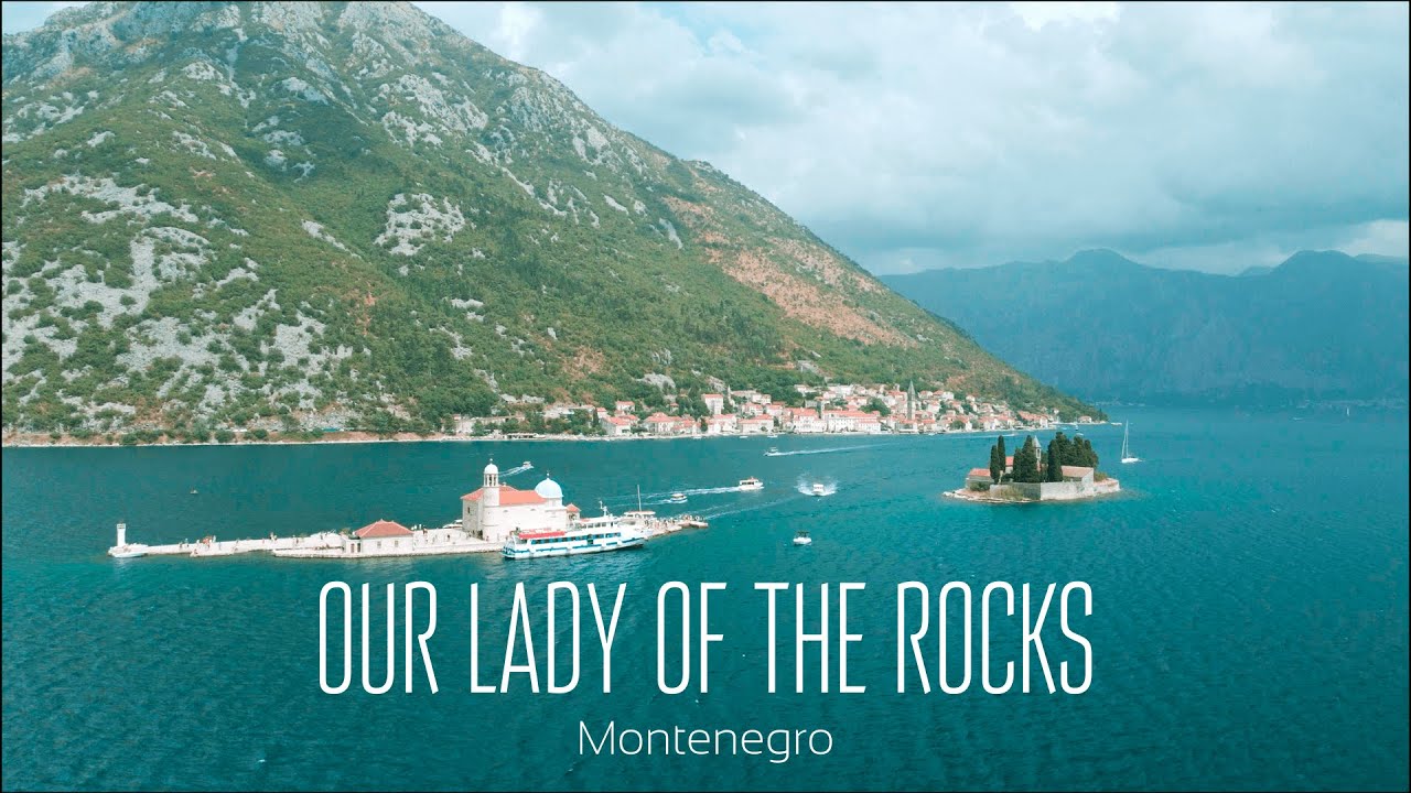 Montenegro Our Lady Of The Rocks – Drone View in 4K – Perast 2021