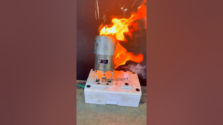 775 DC motor vs electricity #experiment #shorts