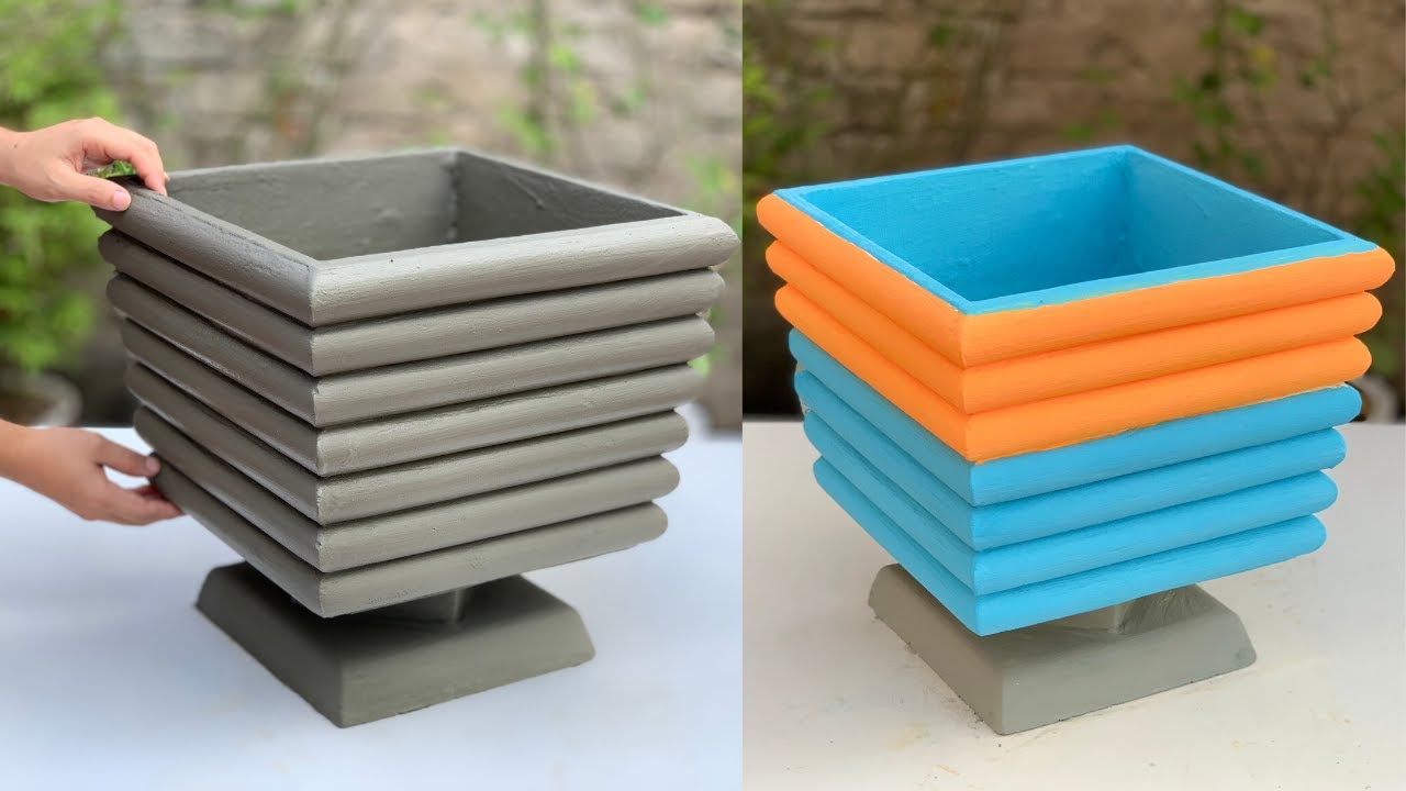 Ideas From Plastic Pipes - HowTo Make Beautiful Flower Pots For The Garden