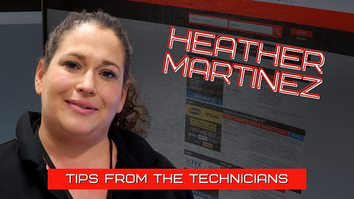 Tips from Techs | Heather Martinez