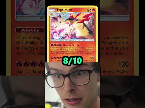 Ranking Typhlosion Cards With Memes #pokemon #shorts #typhlosion