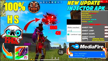 🤩ffh4x Auto Headshot Hack‼️ New Injector FF || Free Fire Esp Name Mod Menu Injector Hack #OB32