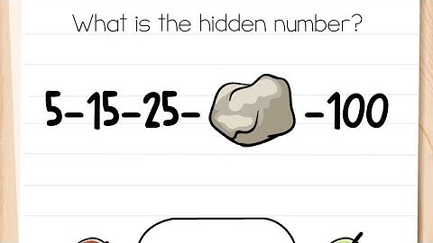 Brain Test Level 17 what is the hidden number