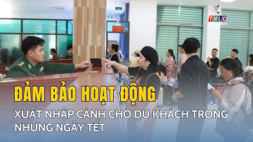 Đảm bảo hoạt động xuất nhập cảnh cho du khách trong những ngày Tết| THLC