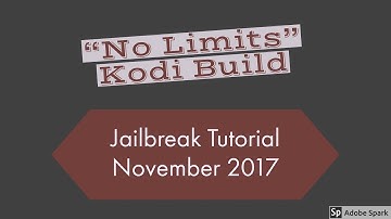 Firestick Jailbreak (November 2017) (Tutorial) - How to install "No limits" Custom Kodi Build!